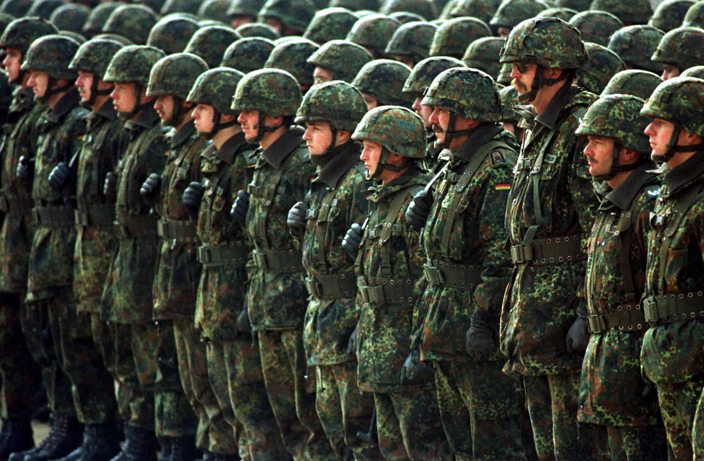 Saksa sõjaväelased Bosnias veebruaris 1997.