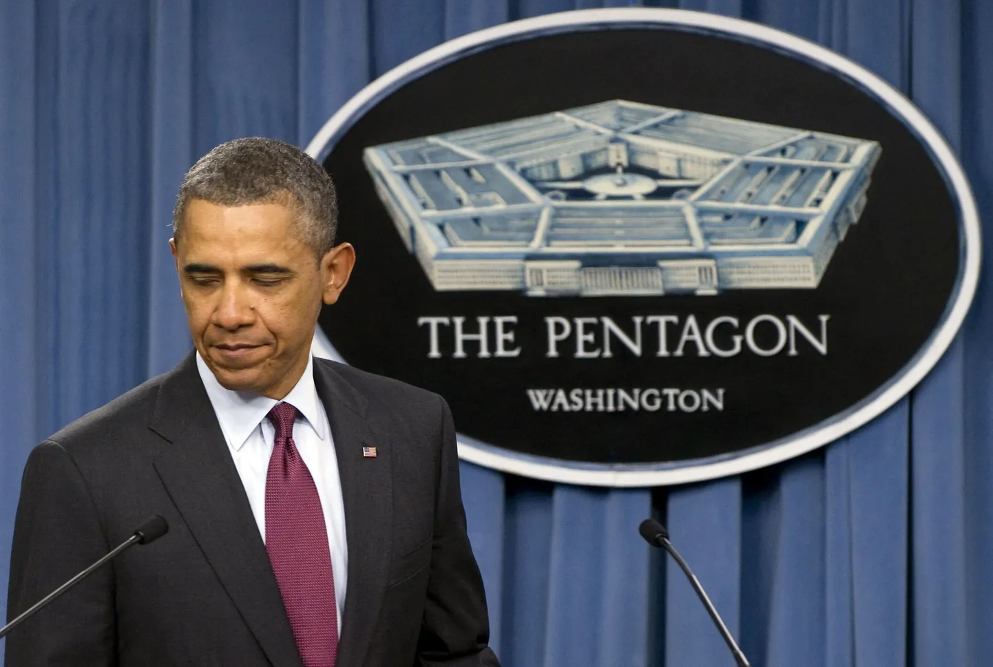 USA president Barack Obama täna Pentagonis.