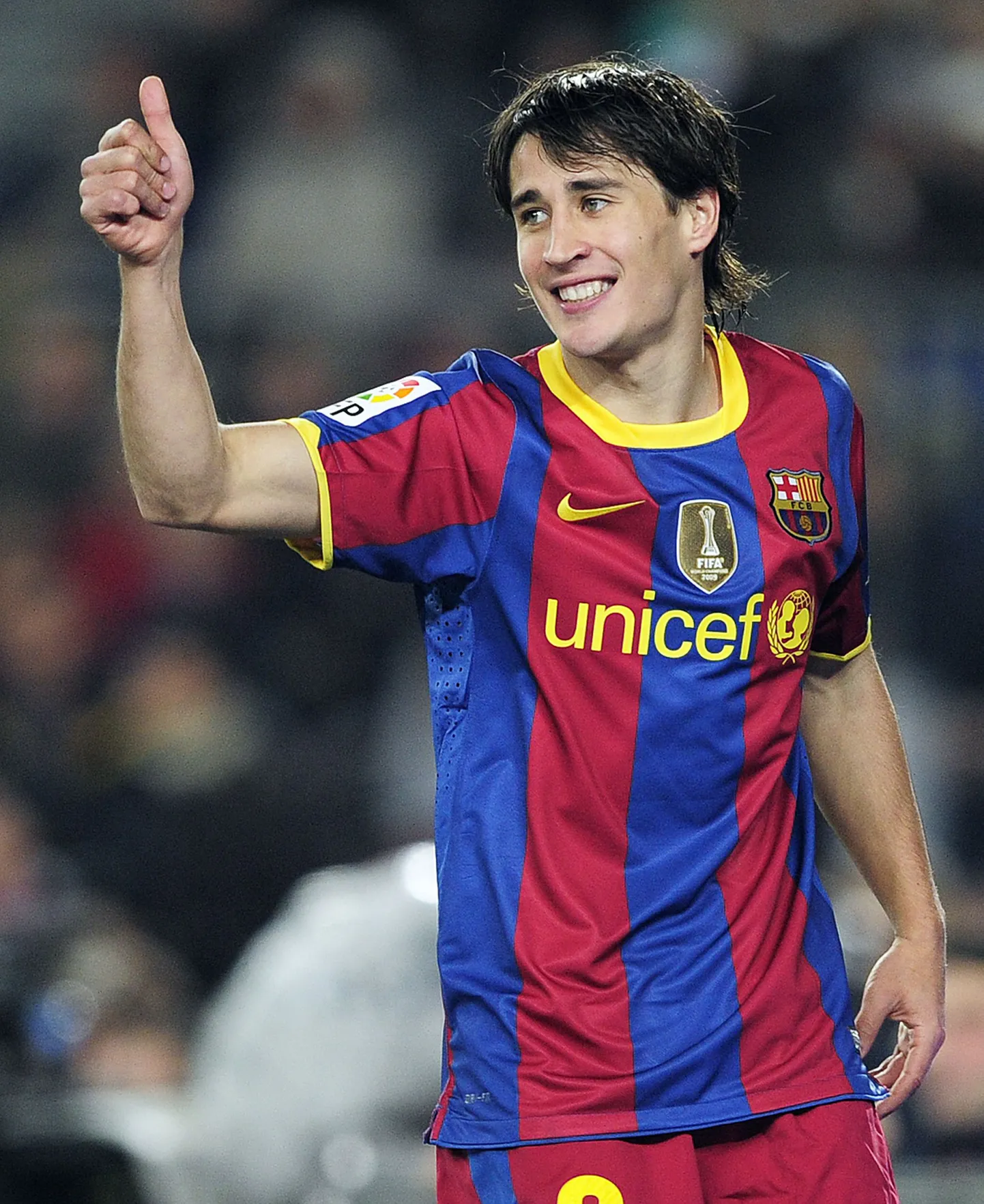 Bojan Krkic FC Barcelona särgis.