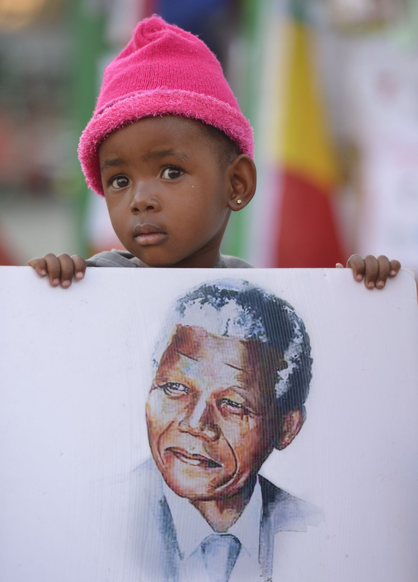Nelson Mandela portree