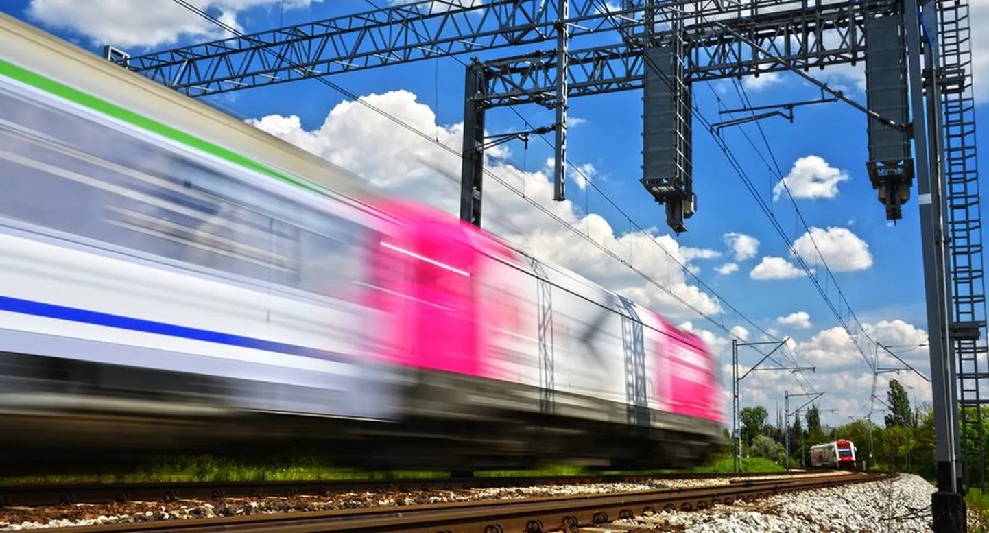 Rail Baltic. Pilt on illustratiivne.
