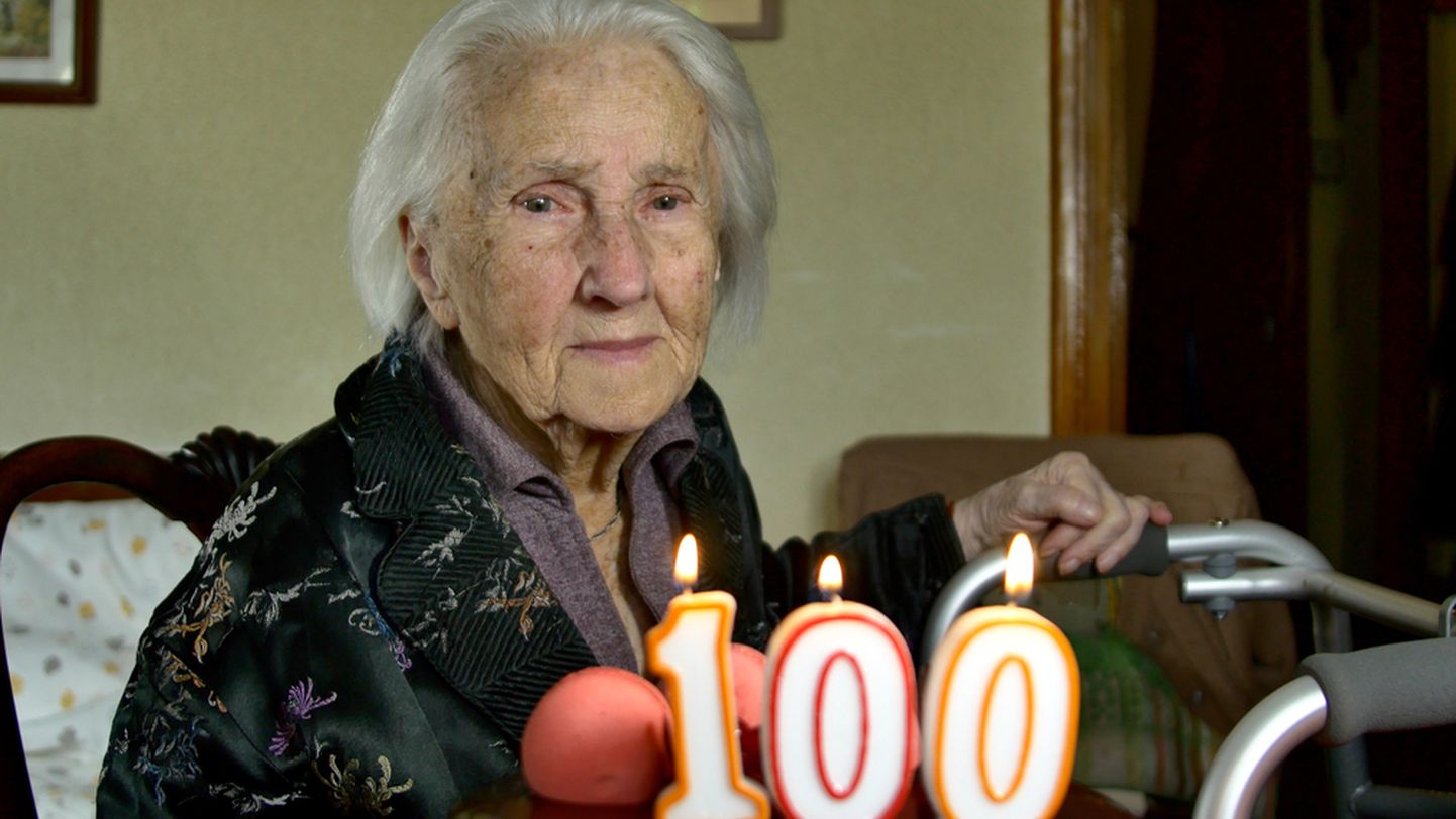 100-aastane daam.