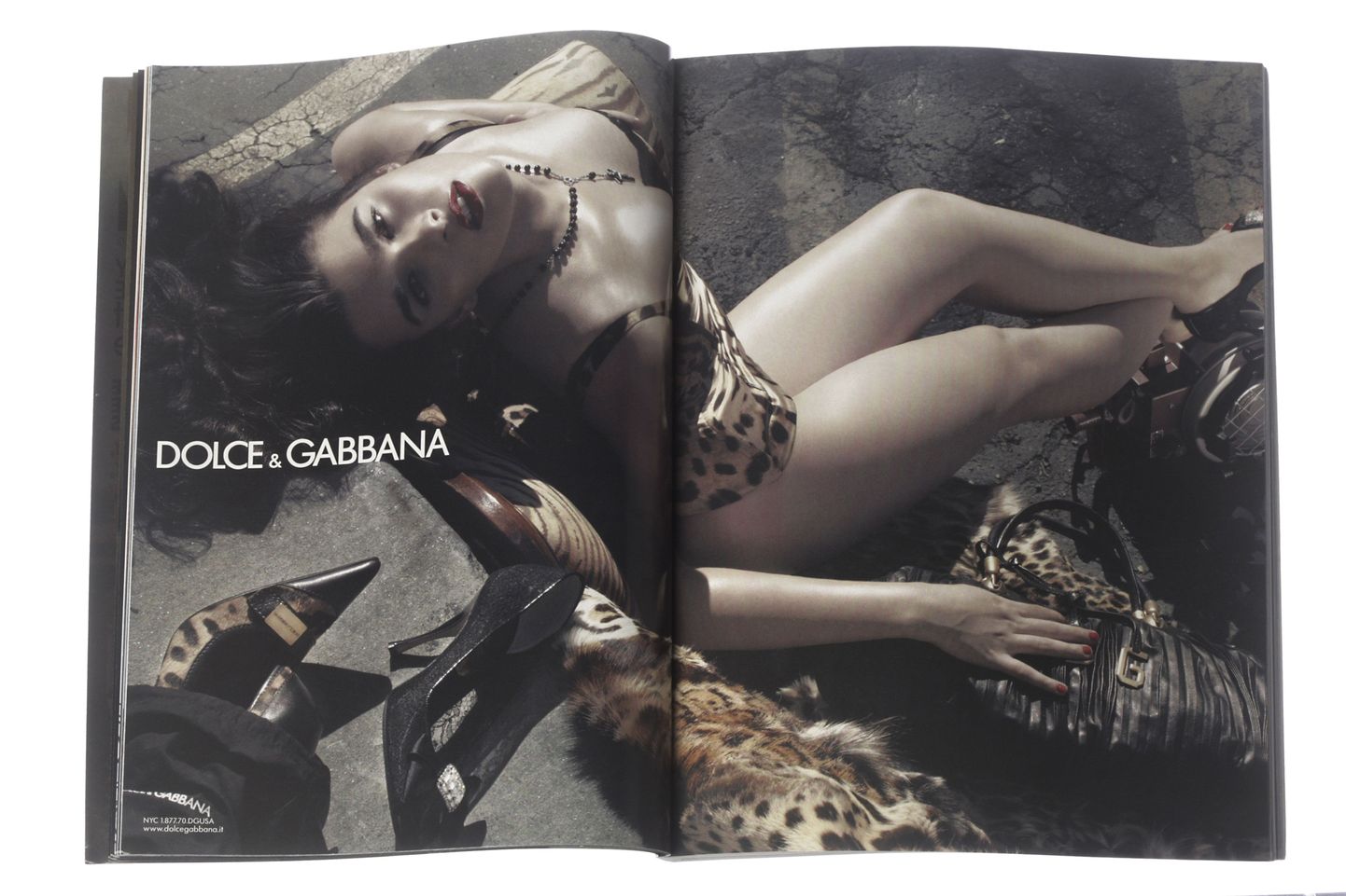 Crystal Renn Dolce & Gabbana reklaamfotol.