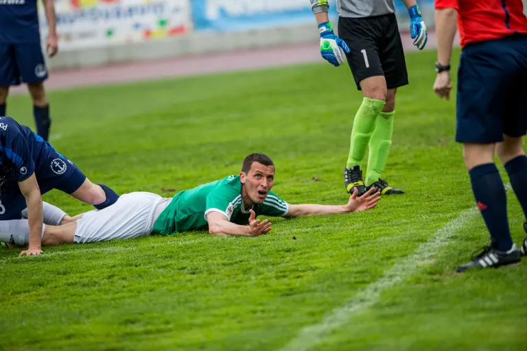 Viimases voorus pidi Levadia Infoneti vastu leppima vaid ühe punktiga. FOTO:
