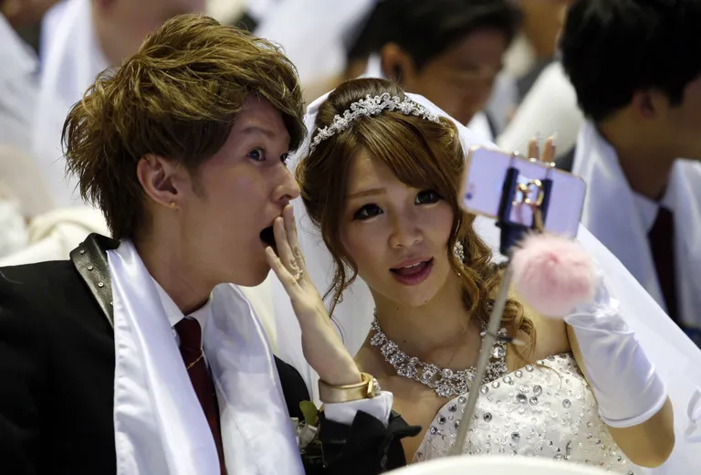 Massipulm Lõuna-Koreas. Foto: Scanpix