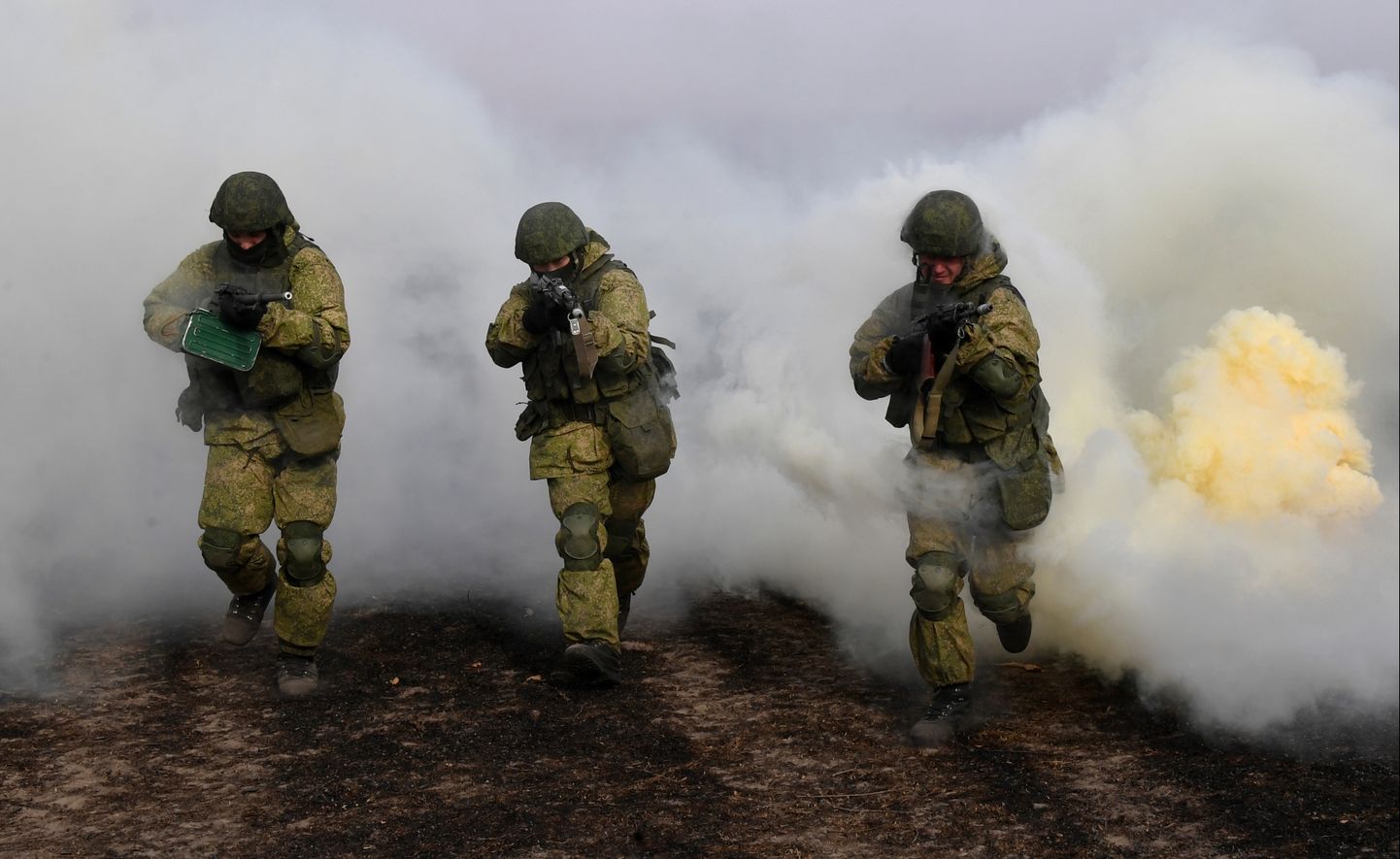 Vene sõjaväe õppus veebruari lõpus Primorje krais.