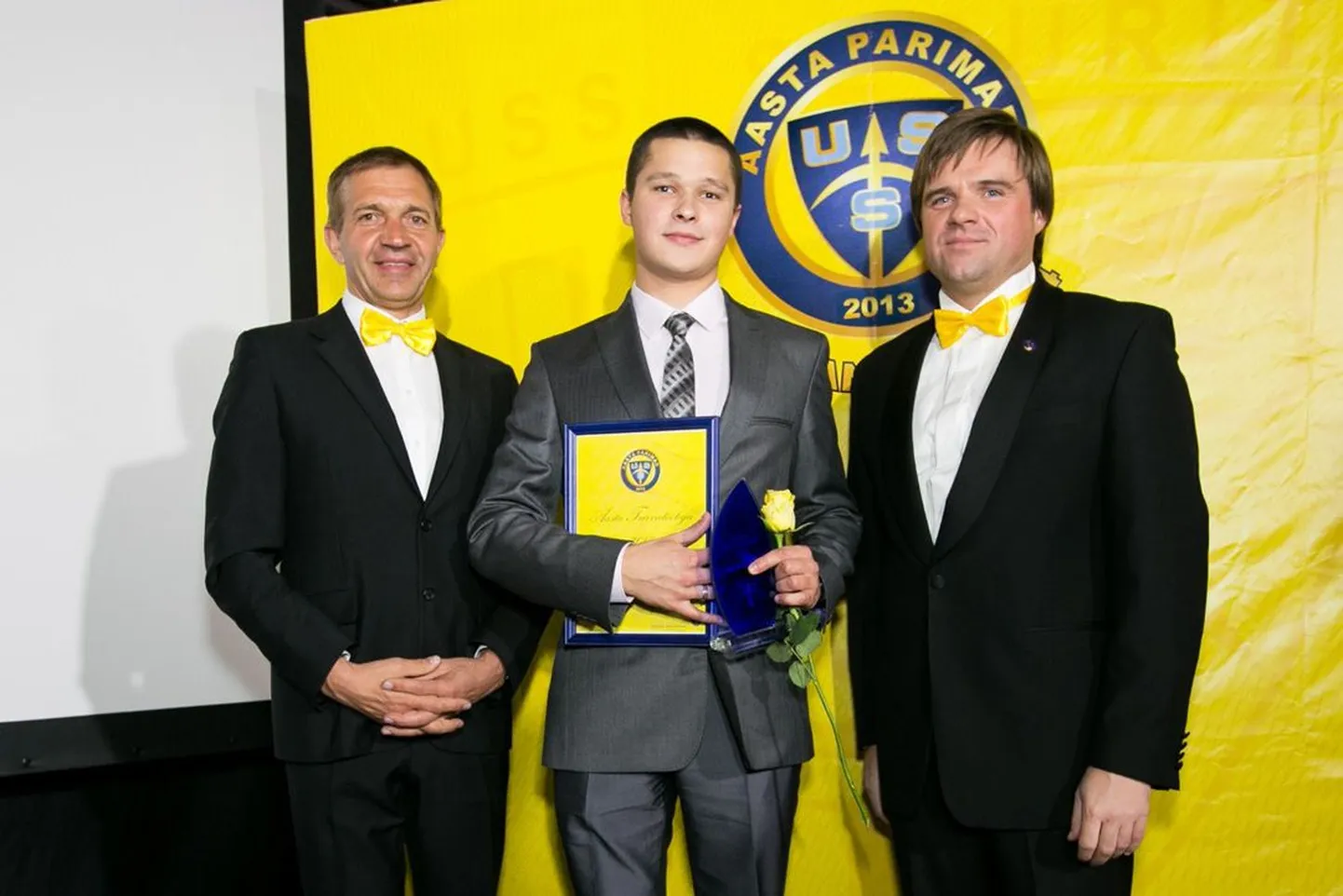 Urmas Sõõrumaa, Freddie Voola, Sven Nuutmann. Lisaks Eesti aasta turvatöötaja tiitlile pälvis Freddie ka USS Security samanimelise tiitli.