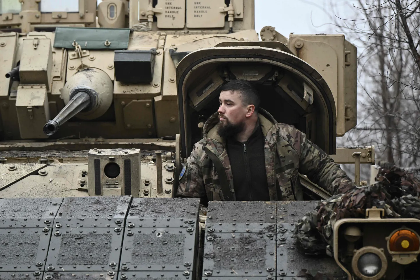 Ukraina sõdur Donetskis 11. veebruaril 2024. a.