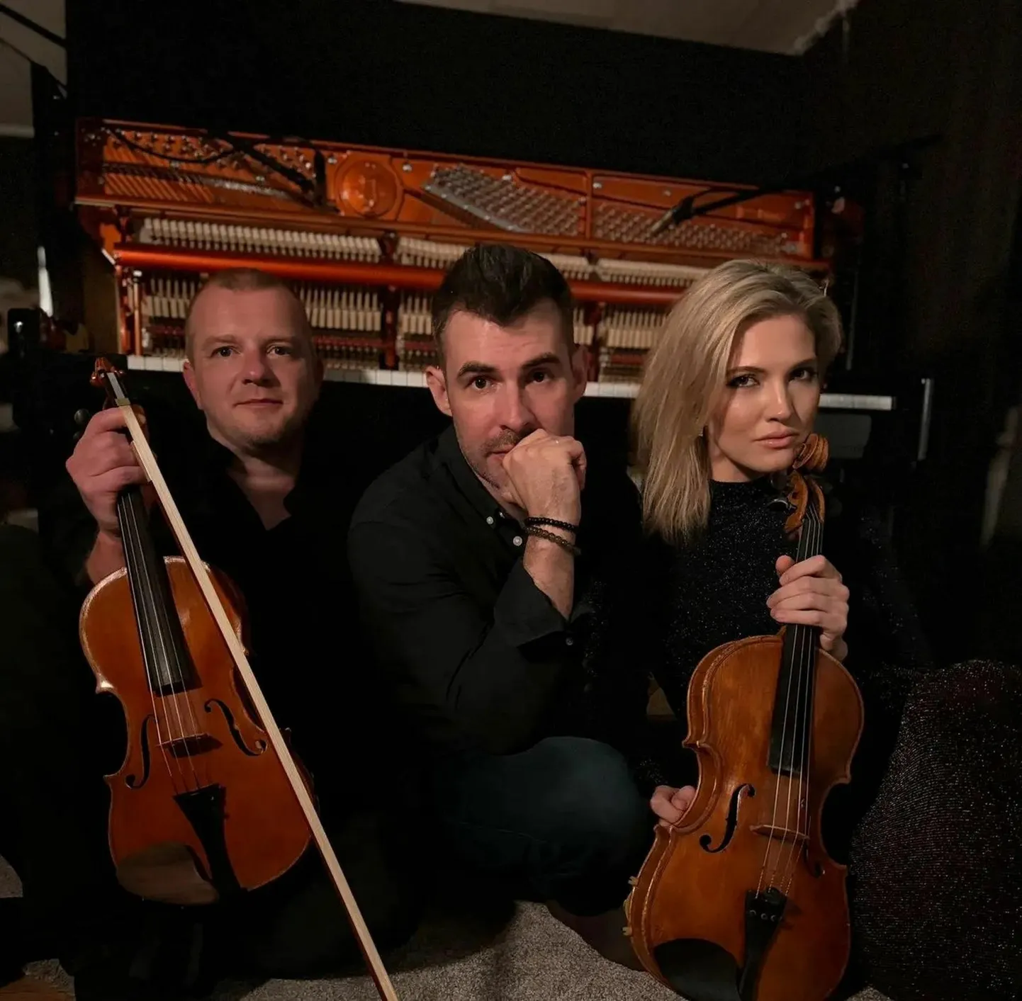 Motovilov Trio – džässilik nimi, kuid huvitab nüüdismuusika. Vasakult Jevgeni Privalov, Alexander Motovilov ja Darja Motovilova.