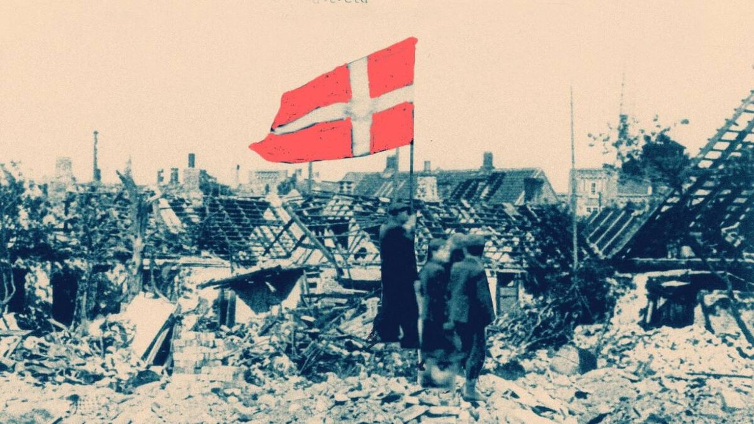 HÄVING: Kuna sakslased keeldusid 1945. aastal venelastele alistumast, pommitas Nõukogude lennuvägi 7. ja 8. mail Bornholmi. Pildil purustused Rønnes.