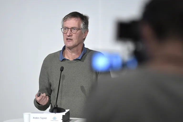 Rootsi peaepidemioloog Anders Tegnell rääkimas 12. novembril 2020 koroonaviiruse ja viirushaiguse olukorrast