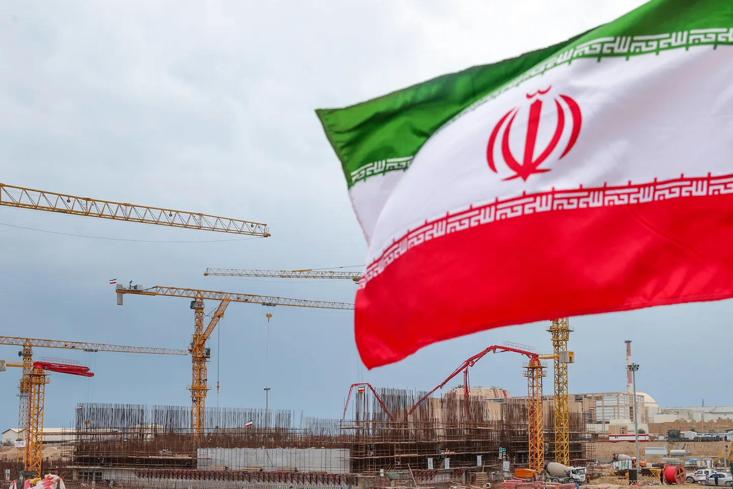 Vaade Bushehri tuumaelektrijaamale. Iraani esimene tuumaelektrijaam, ehitatud koostöös Venemaaga, toodab 1000 MW energiat ja on IAEA järelevalve all. Iraan plaanib jaama laiendada. Bushehr, Iraan, 14. veebruar 2025