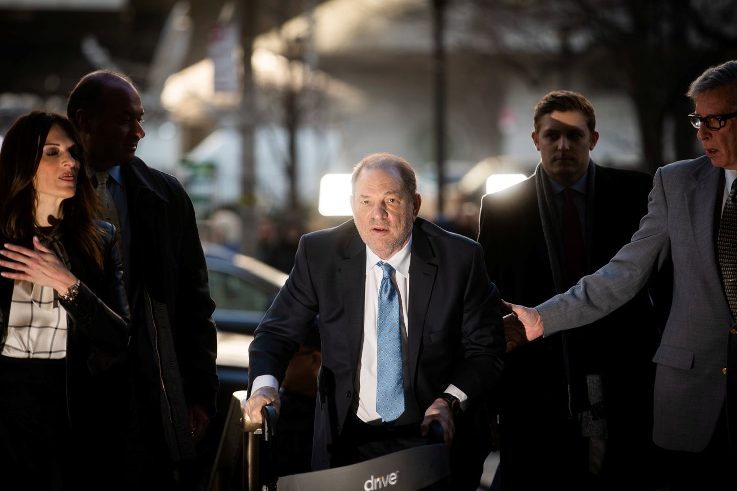 Harvey Weinstein 24. veebruaril Manhattani kriminaalkohtus