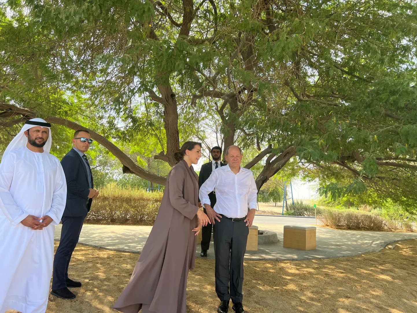 Saksa kantsler Olaf Scholz visiidil Araabia Ühendemiraatides.