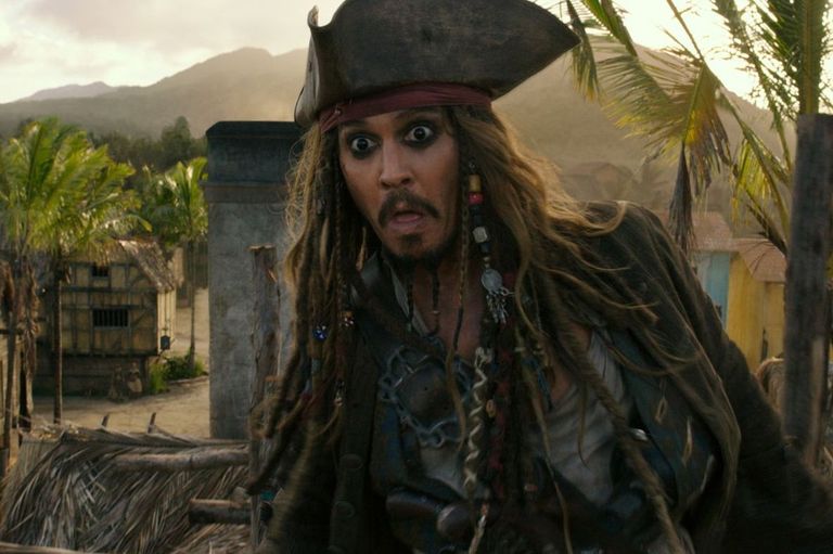 Johnny Depp piraadikapten Jack Sparrowna