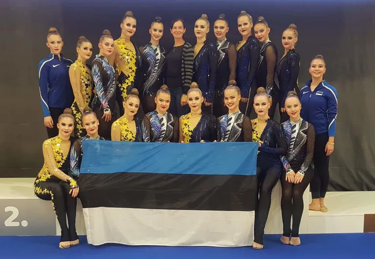 VK Rütmika ja VK Janika võimlejad saavutasid maailmatasemel häid tulemusi.