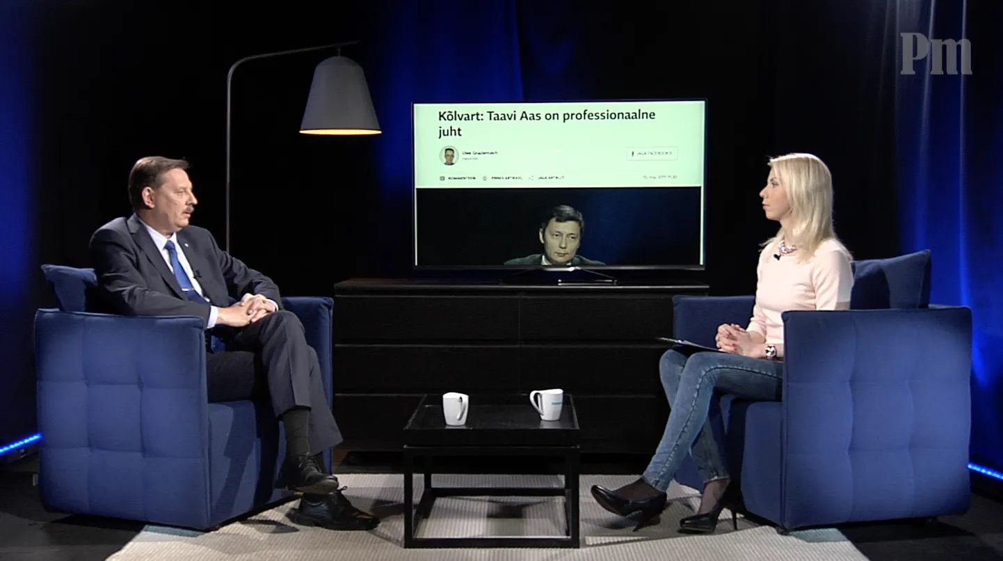 Päevaintervjuu 16.05.2017. Stuudios oli Taavi Aas