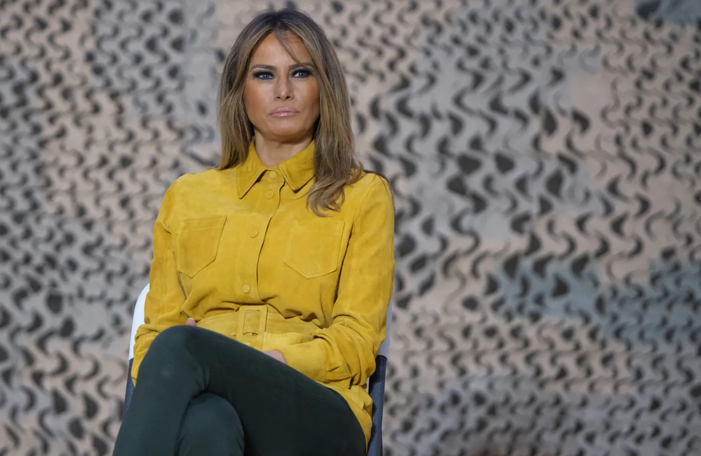 USA esileedi Melania Trump 26. detsembril 2018 USA õhujõudude baasis Iraagis Al Asadis