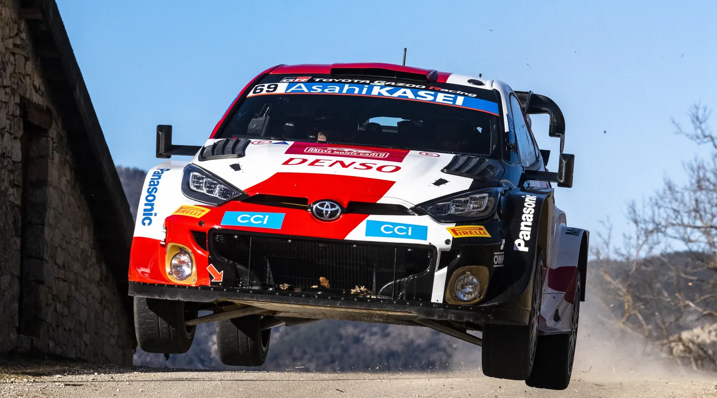 Kalle Rovanperä 2023. aasta Monte Carlo rallil.