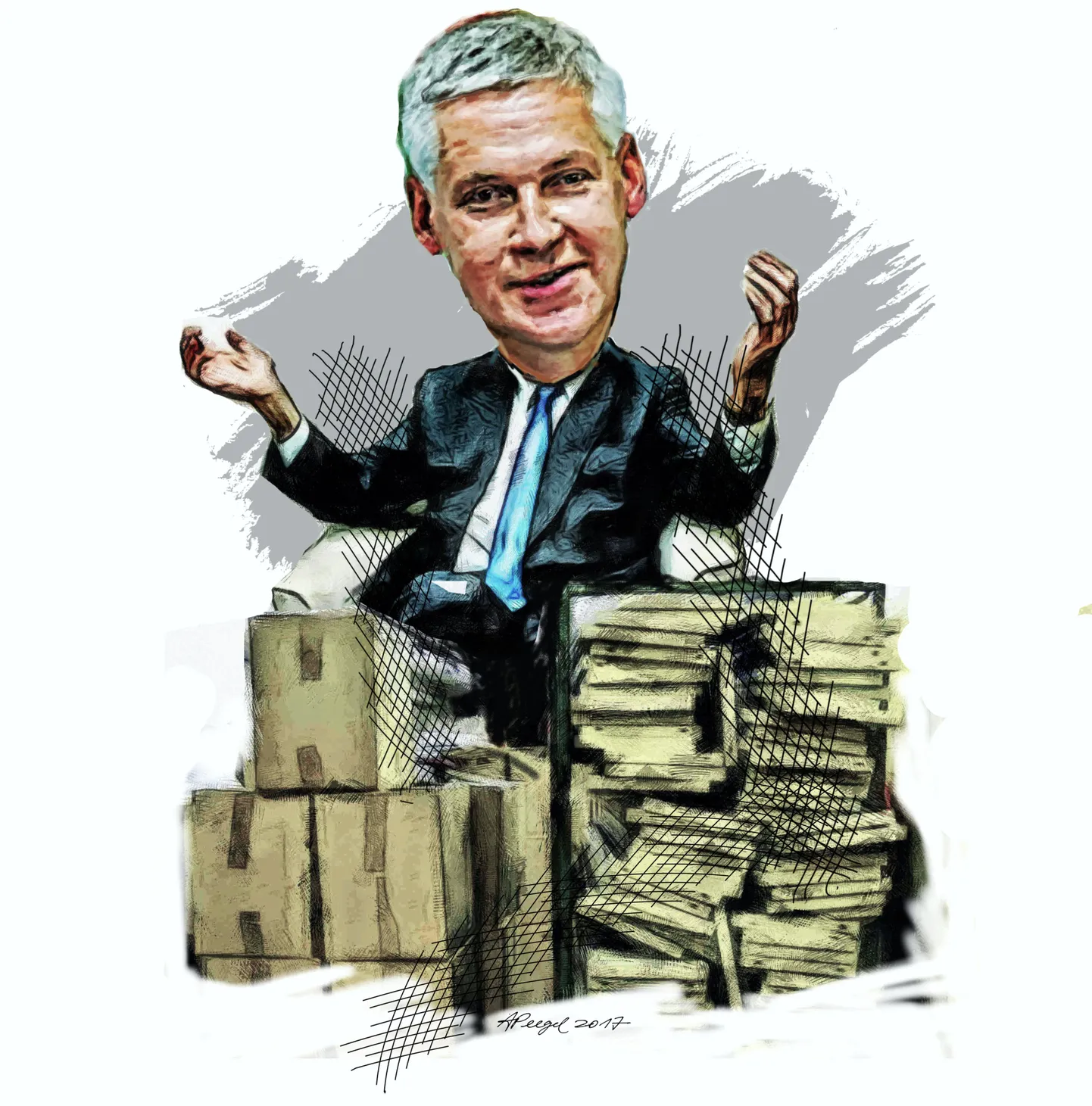 Tartu Ülikooli ametist lahkuv kantsler Andres Liinat.