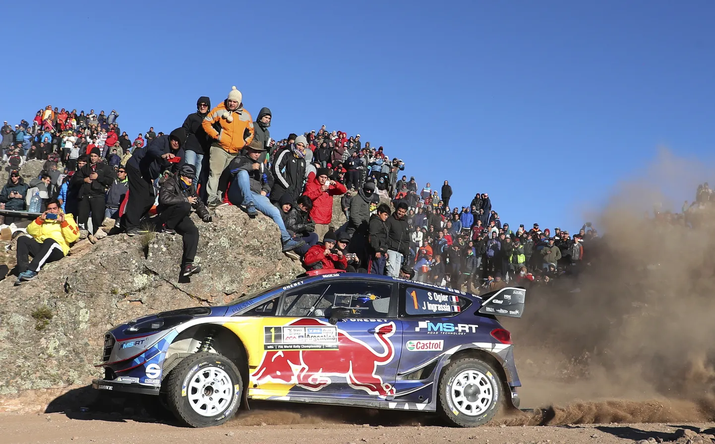 Sebastien Ogier ja Julien Ingrassia Argentina rallil