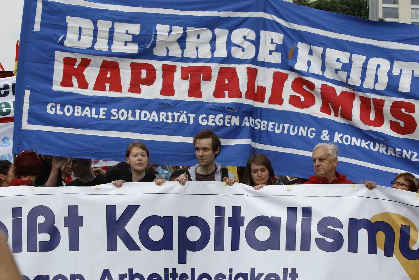 Protest eelarvekärbete vastu Saksamaal