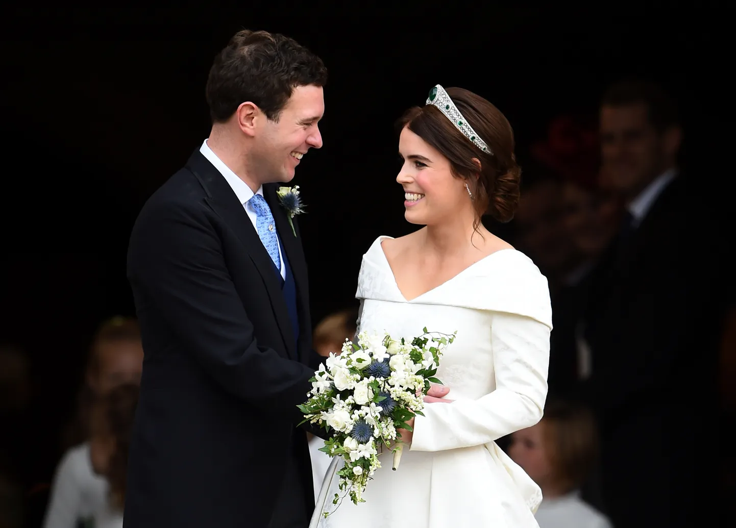 Printsess Eugenie ja tema abikaasa Jack Brooksbank