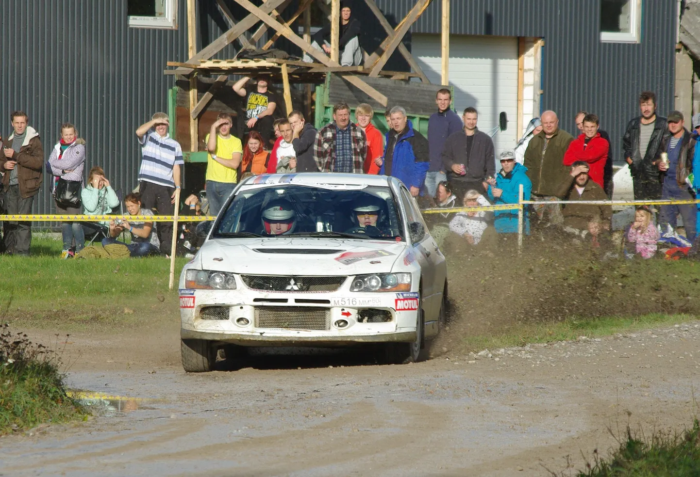 Kaspar Koitla laupäeval Saaremaa rallil kihutamas.