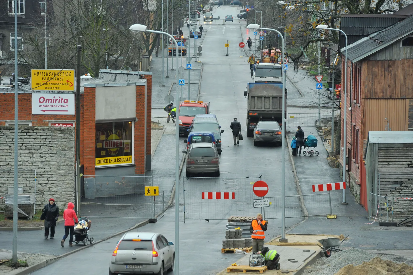 Pallasti tänava remont.