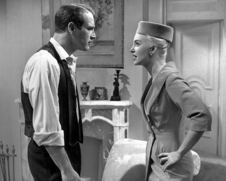 Paul Newman ja Joanne Woodward filmis ''From the Terrace.'' 