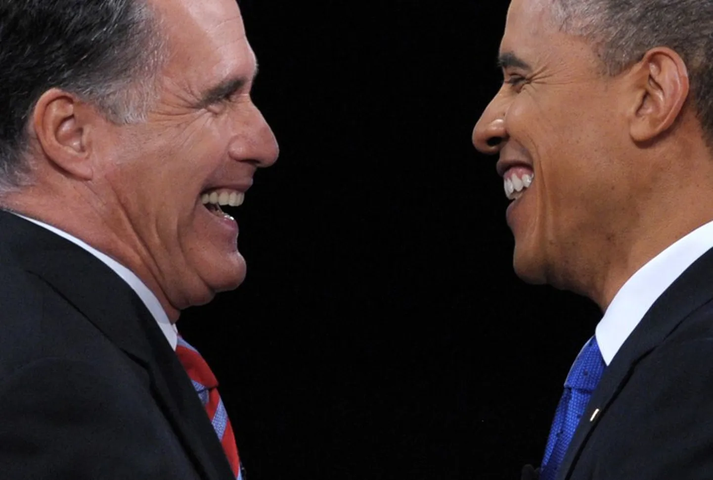 Барак Обама и Митт Ромни.