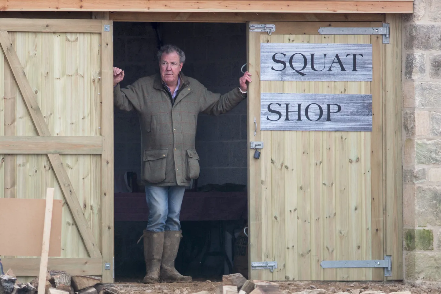 Jeremy Clarkson oma talu Diddliy Squati poe uksel Oxfordshire'is Chadlingtonis