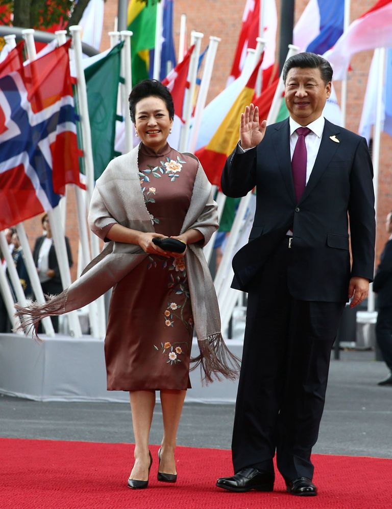 Xi Jinping ja Peng Liyuan G20 tippkohtumisel Hamburgis. WOLFGANG RATTAY/REUTERS/SCANPIX