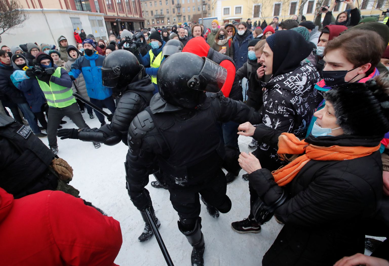Протест в Санкт-Петербурге. 31 января.
