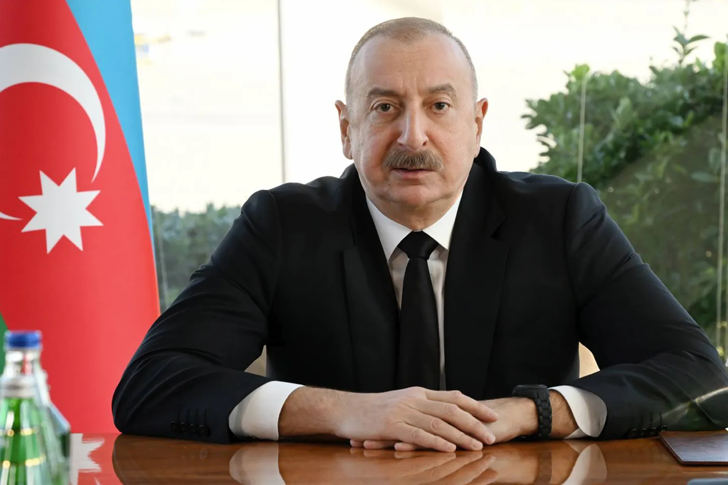Aserbaidžaani president İlham Əliyev.