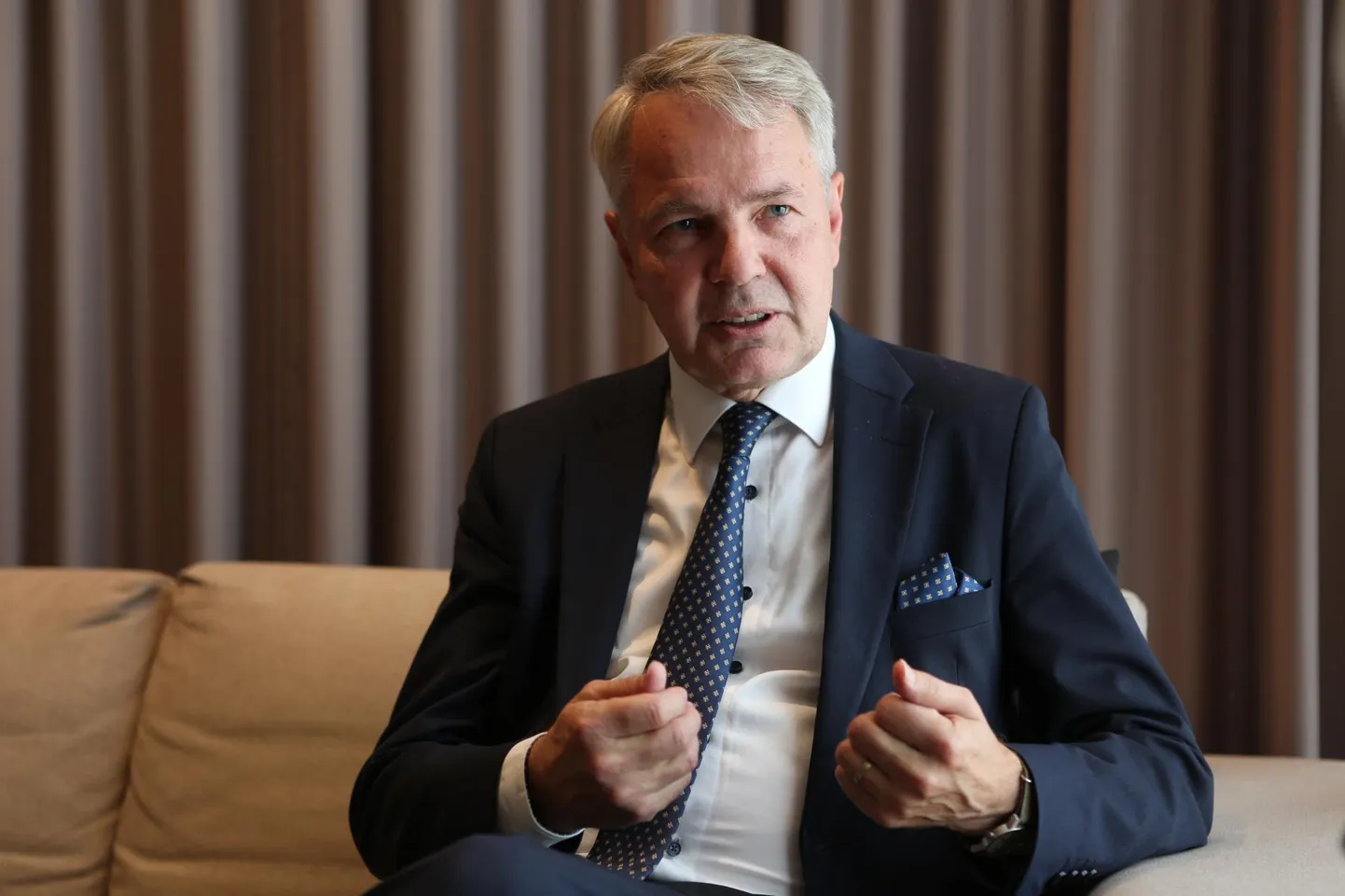 Soome välisminister Pekka Haavisto läinud nädalalõpul Tallinnas Lennart Meri konverentsil.