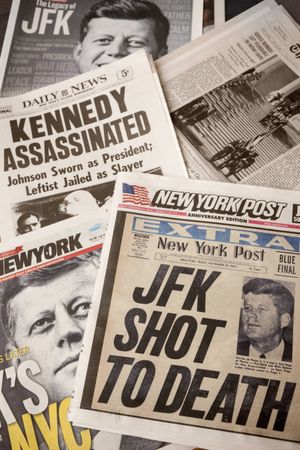 Väljaanded meenutamas John Kennedy mõrva