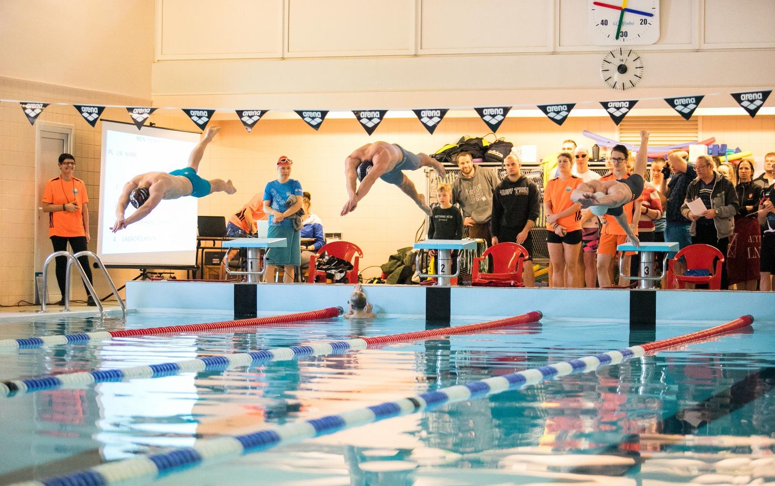 2019. aasta Eesti omavalitsuste talimängude ujumisvõistlus Kadrina spordikeskuses.