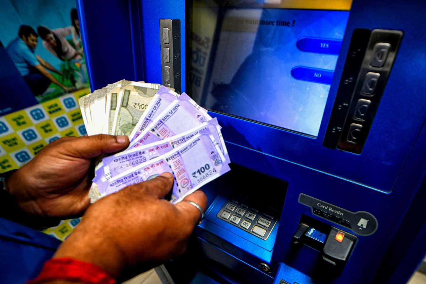 Pangaautomaat Indias.