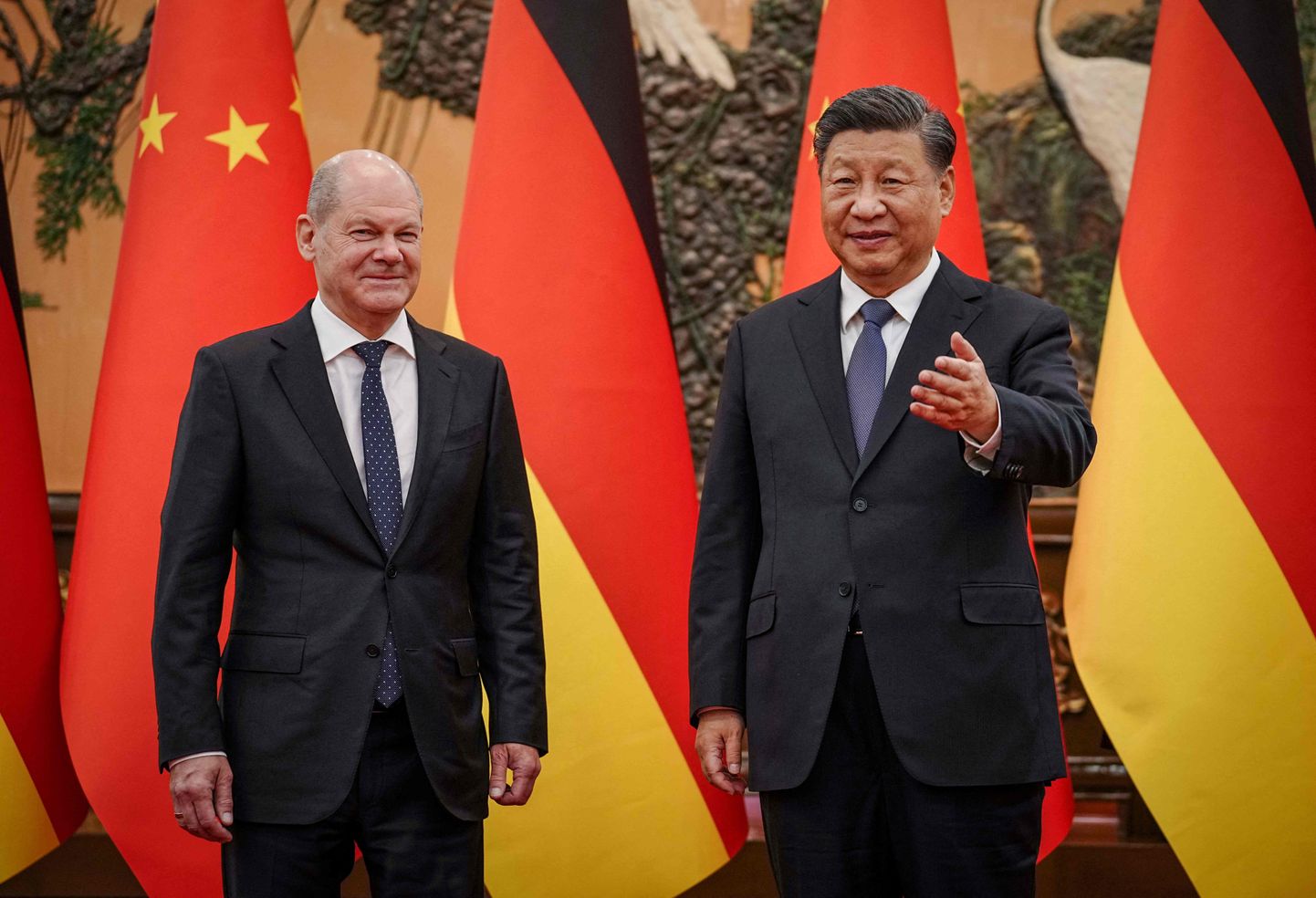 Hiina president Xi Jinping kohtus eelmise aasta novembris Saksa kantsler Olaf Scholziga.