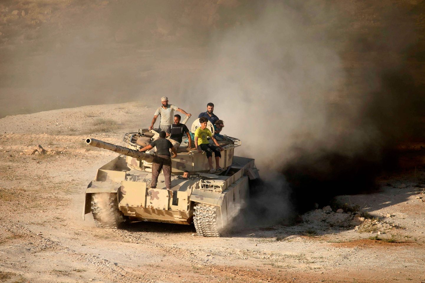 Süüria mässuliste tank Daraas.