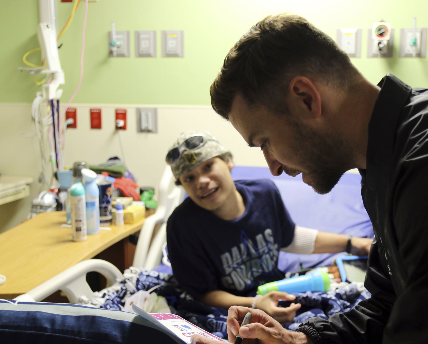 Justin Timberlake külastab San Antonio haiglat, Texases, 18. jaanuar 2019.