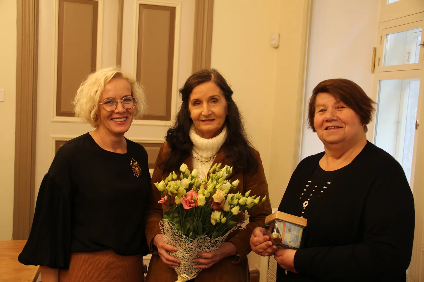 Monika Haukanõmm, Eha Reitelmann ja Vaike Pähn.