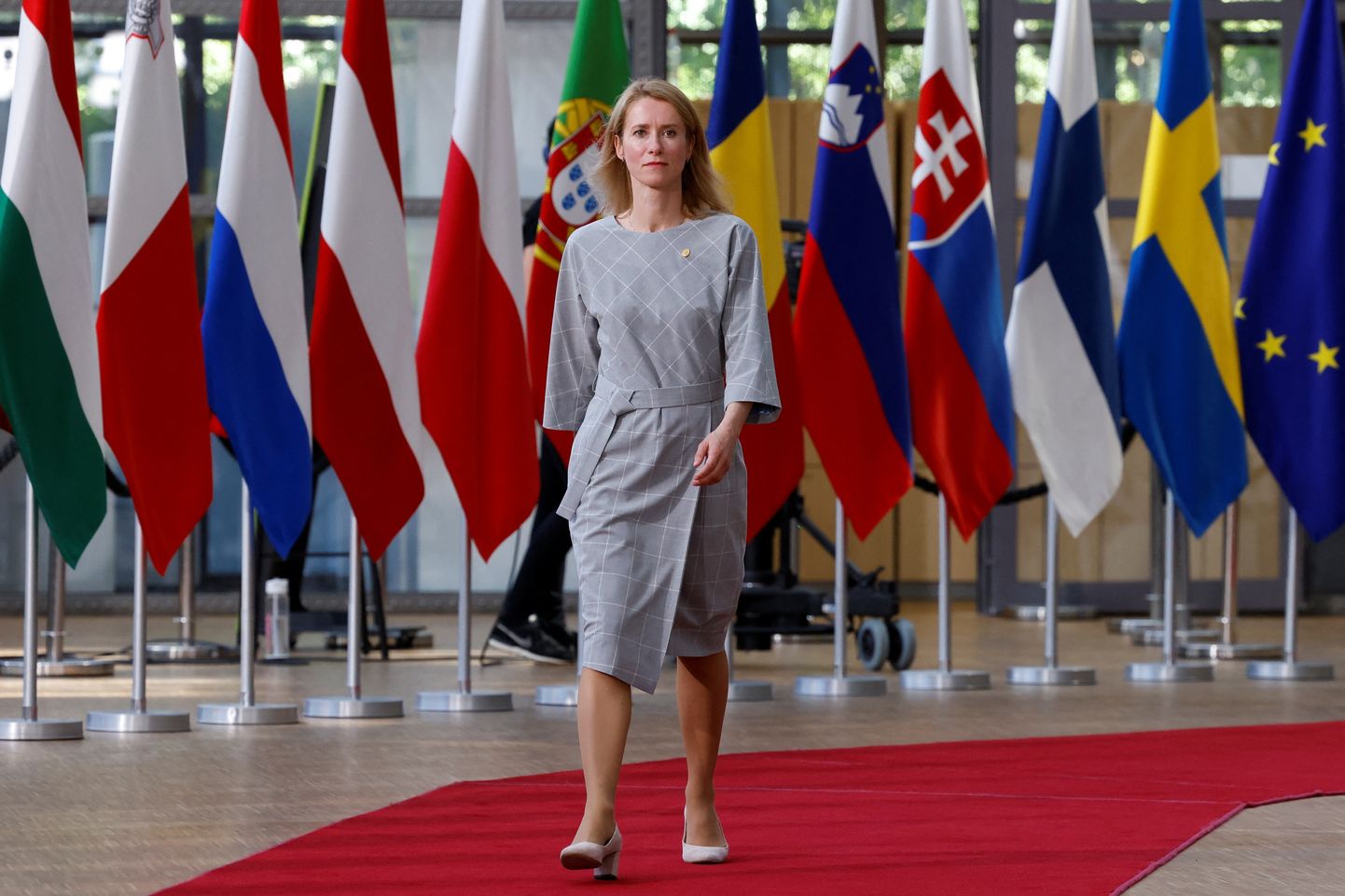 Kaja Kallas  23. juunil peetud Euroopa Liidu riigijuhtide kohtumisel.