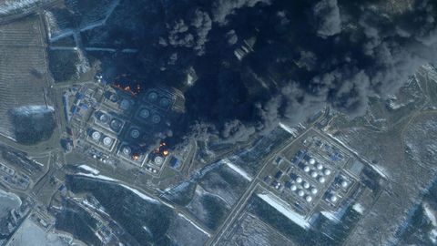 Ukrainas droni turpina uzbrukt Ļeņingradas apgabalam un Ustjlugas ostai