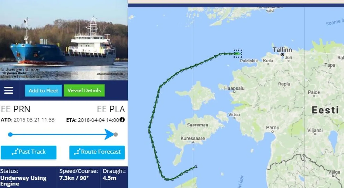 Kihnu lähedal madalikule sõitnud, Gibraltari lipu all sõitev kaubalaev Transforza jõudis täna Paldiski sadamasse, kus alus lossitakse. Siis saab laev sõita Tallinna Balti laevaremonditehase dokki.