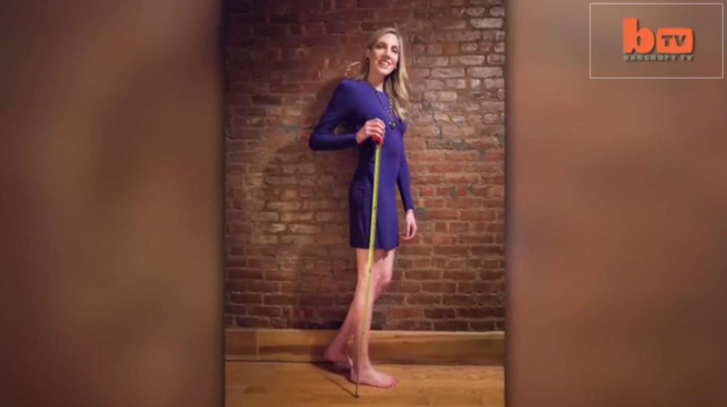 New Yorgi kõige pikemate jalgadega naine