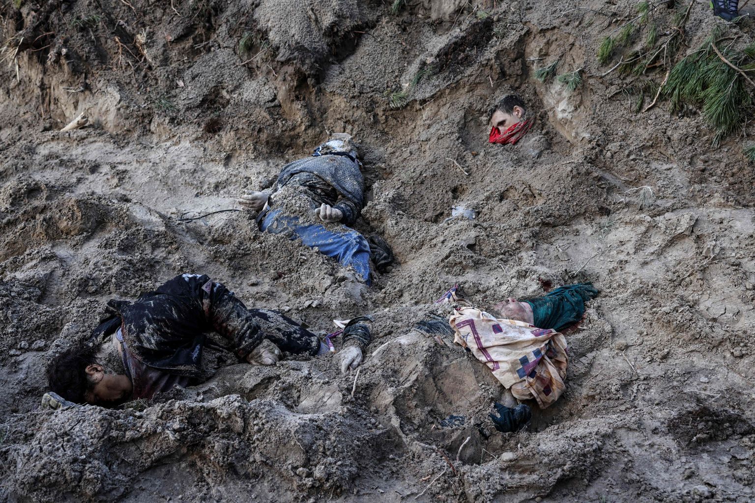 Убитые мирные жители в Украине.