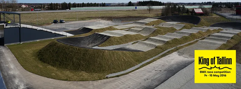 Peetri külas asuv BMX-krossi rada. Foto: