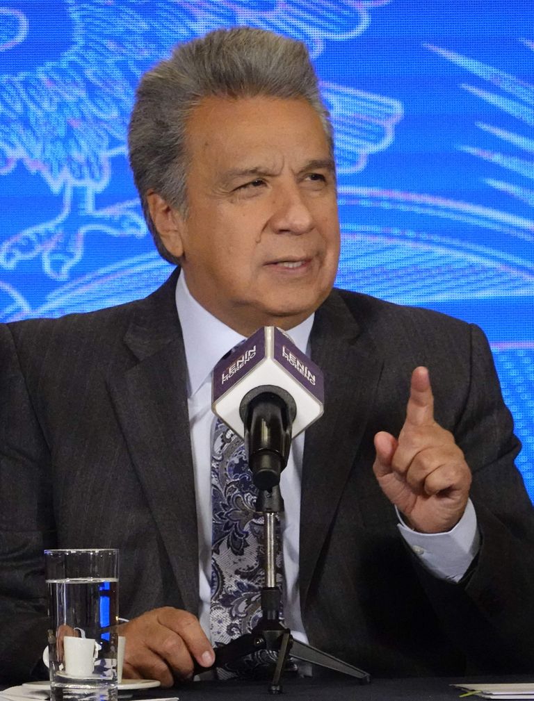 Ecuadori president Lenin Moreno